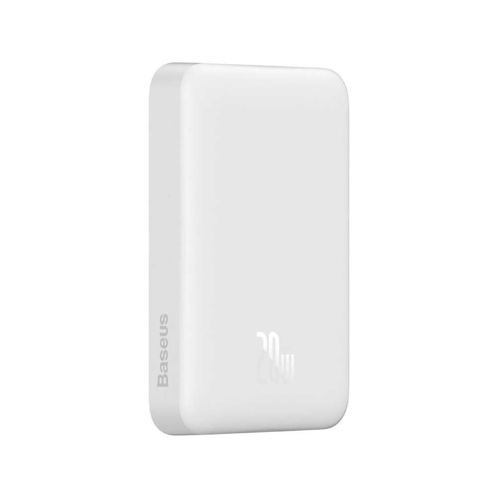Produktbild för Baseus Magnetic Mini, 10000 mAh, Trådlös laddning, 20 W, Vit