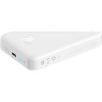 Produktbild för Baseus Magnetic Mini, 10000 mAh, Trådlös laddning, 20 W, Vit