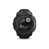 Produktbild för Garmin Instinct 2X Solar Tactical Edition - fiberförstärkta polymerer - Ja smart klocka med band - 64 MB - svart