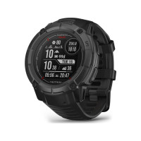 Produktbild för Garmin Instinct 2X Solar Tactical Edition - fiberförstärkta polymerer - Ja smart klocka med band - 64 MB - svart