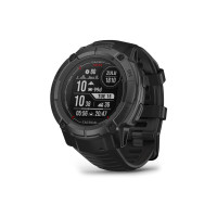 Produktbild för Garmin Instinct 2X Solar Tactical Edition - fiberförstärkta polymerer - Ja smart klocka med band - 64 MB - svart