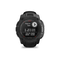 Produktbild för Garmin Instinct 2X Solar Tactical Edition - fiberförstärkta polymerer - Ja smart klocka med band - 64 MB - svart