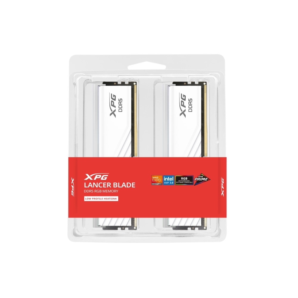 Produktbild för ADATA LANCER BLADE RGB DDR5, 32 GB, 2 x 16 GB, DDR5, 6000 MH...