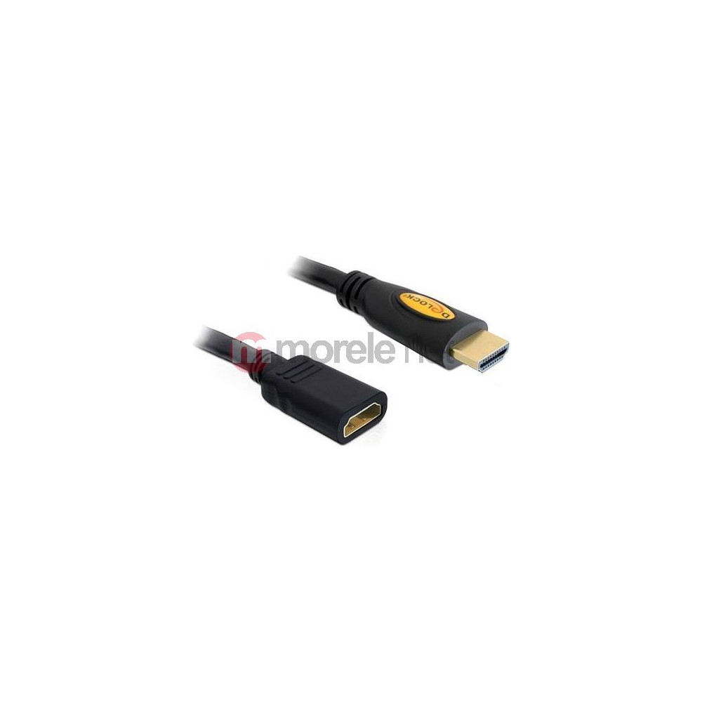 Produktbild för Delock High Speed HDMI with Ethernet - HDMI-förlängningskabel med Ethernet - 2 m