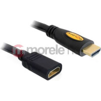 Produktbild för Delock High Speed HDMI with Ethernet - HDMI-förlängningskabel med Ethernet - 2 m