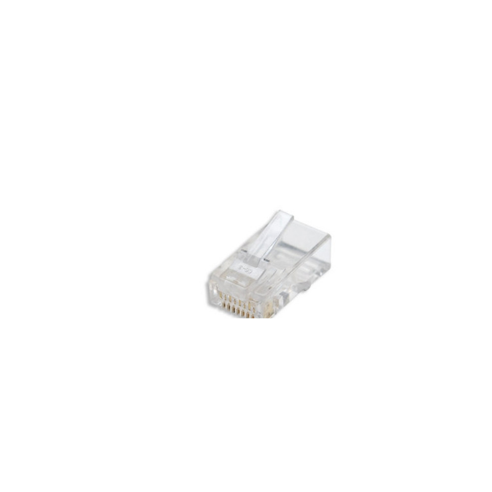 Produktbild för Intellinet RJ45 Modular Plugs, Cat6, UTP, 2-prong, for stran...