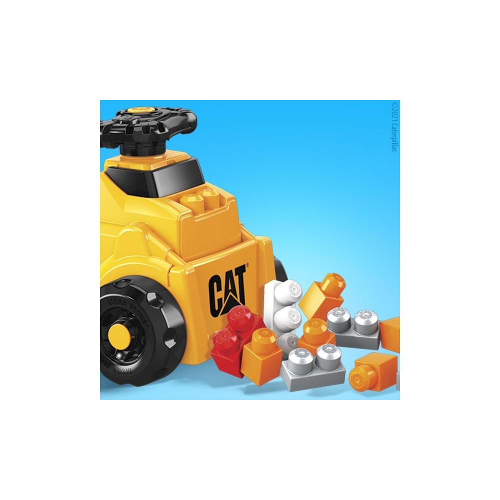 Produktbild för MEGA BLOKS CAT Build ''n Play-sparkbil, 1 År, Plast, 2,14 kg