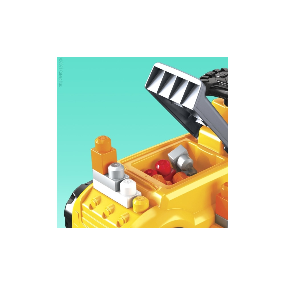 Produktbild för MEGA BLOKS CAT Build ''n Play-sparkbil, 1 År, Plast, 2,14 kg
