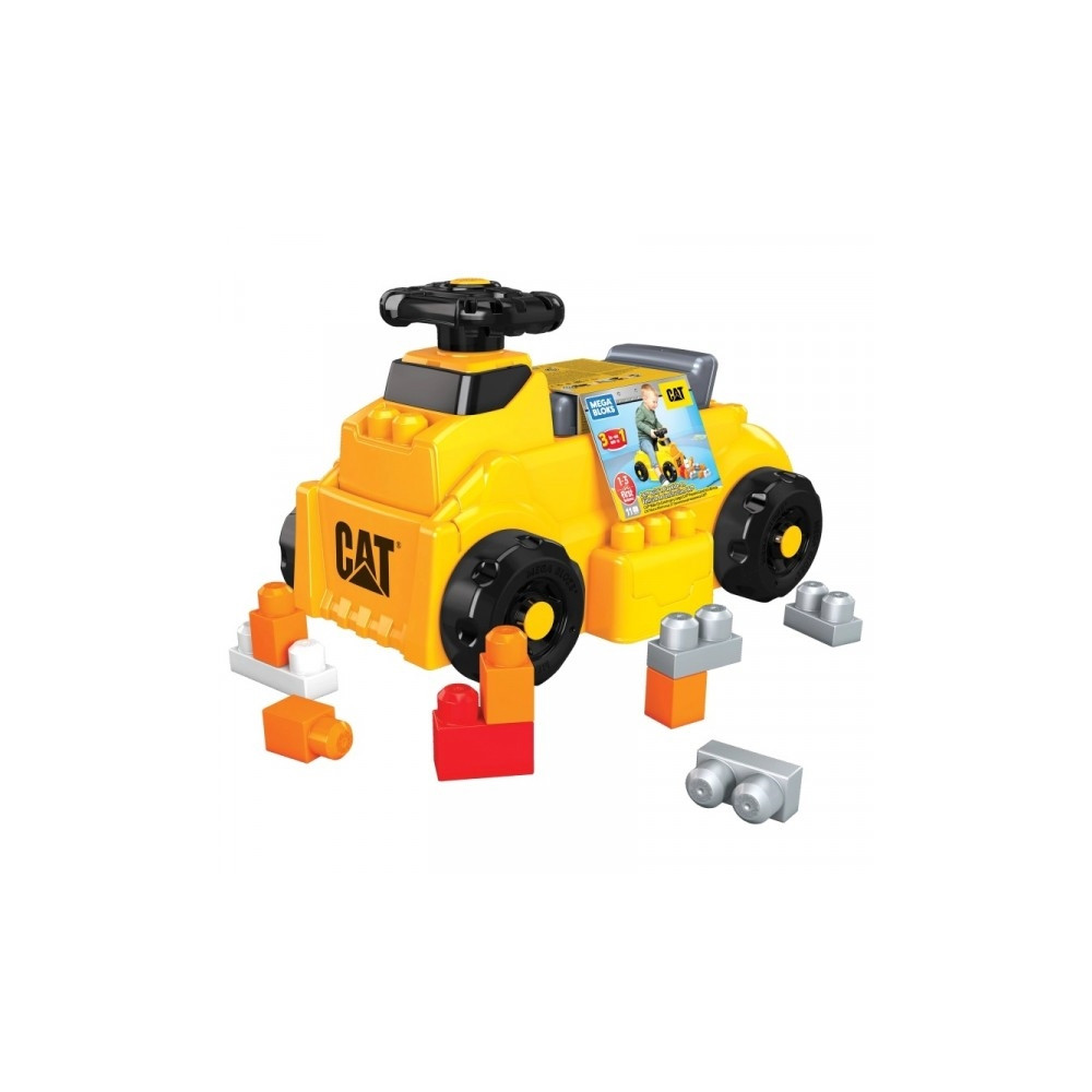 Produktbild för MEGA BLOKS CAT Build ''n Play-sparkbil, 1 År, Plast, 2,14 kg