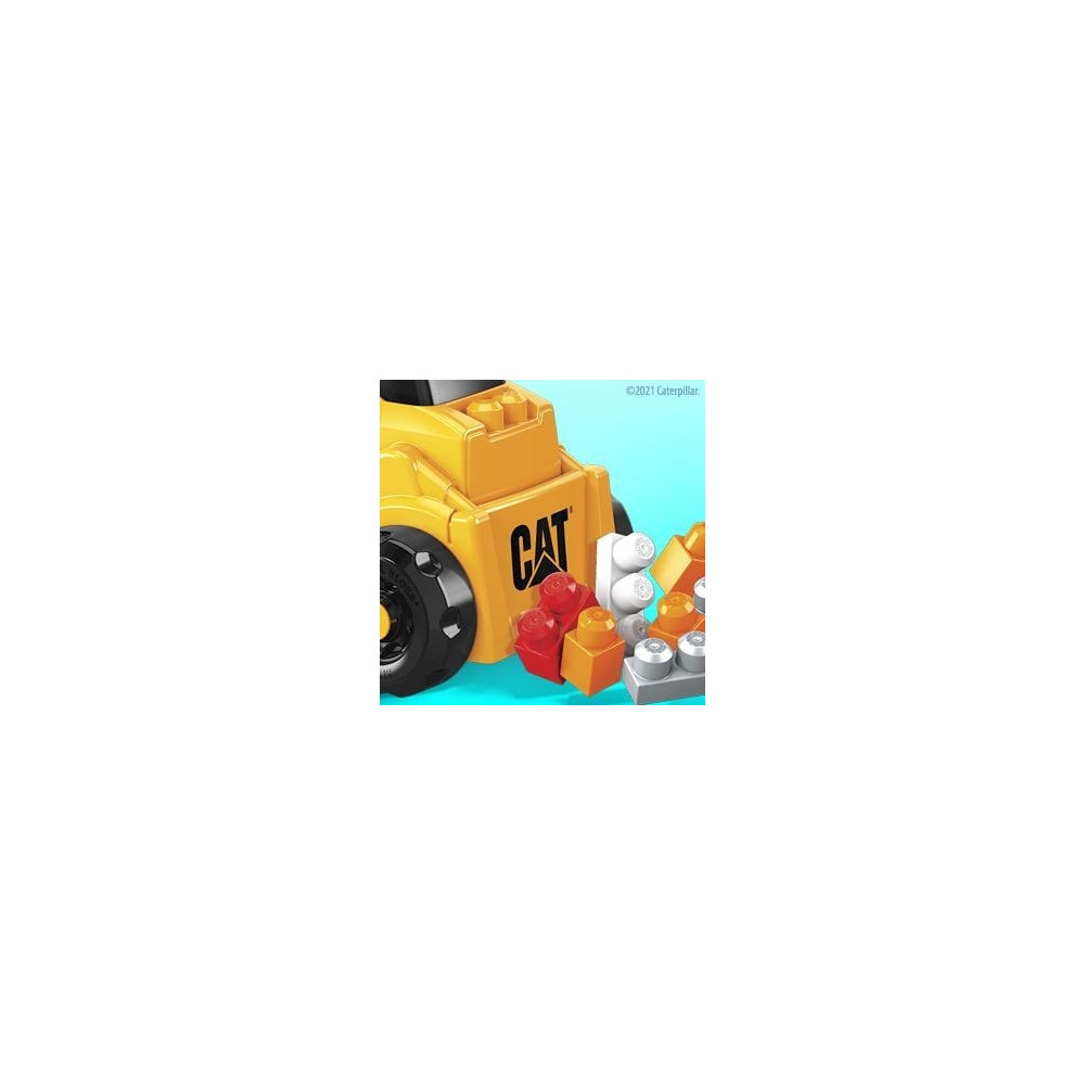 Produktbild för MEGA BLOKS CAT Build ''n Play-sparkbil, 1 År, Plast, 2,14 kg