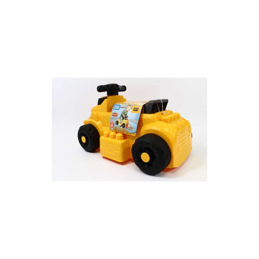 Produktbild för MEGA BLOKS CAT Build ''n Play-sparkbil, 1 År, Plast, 2,14 kg