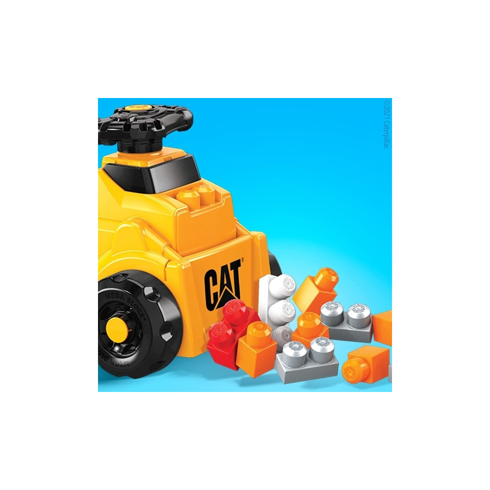 Produktbild för MEGA BLOKS CAT Build ''n Play-sparkbil, 1 År, Plast, 2,14 kg
