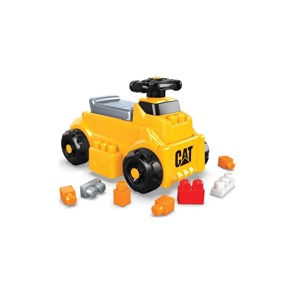Produktbild för MEGA BLOKS CAT Build ''n Play-sparkbil, 1 År, Plast, 2,14 kg