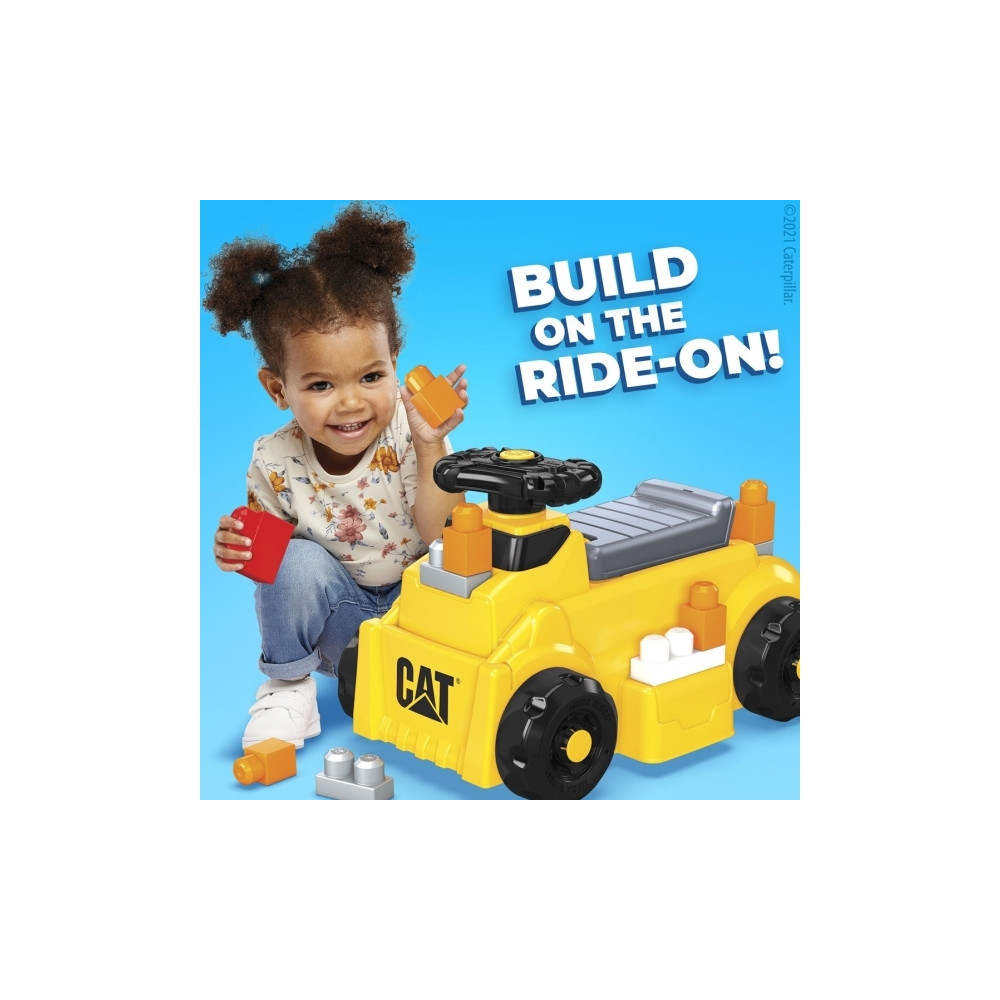 Produktbild för MEGA BLOKS CAT Build ''n Play-sparkbil, 1 År, Plast, 2,14 kg