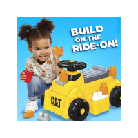 Produktbild för MEGA BLOKS CAT Build ''n Play-sparkbil, 1 År, Plast, 2,14 kg