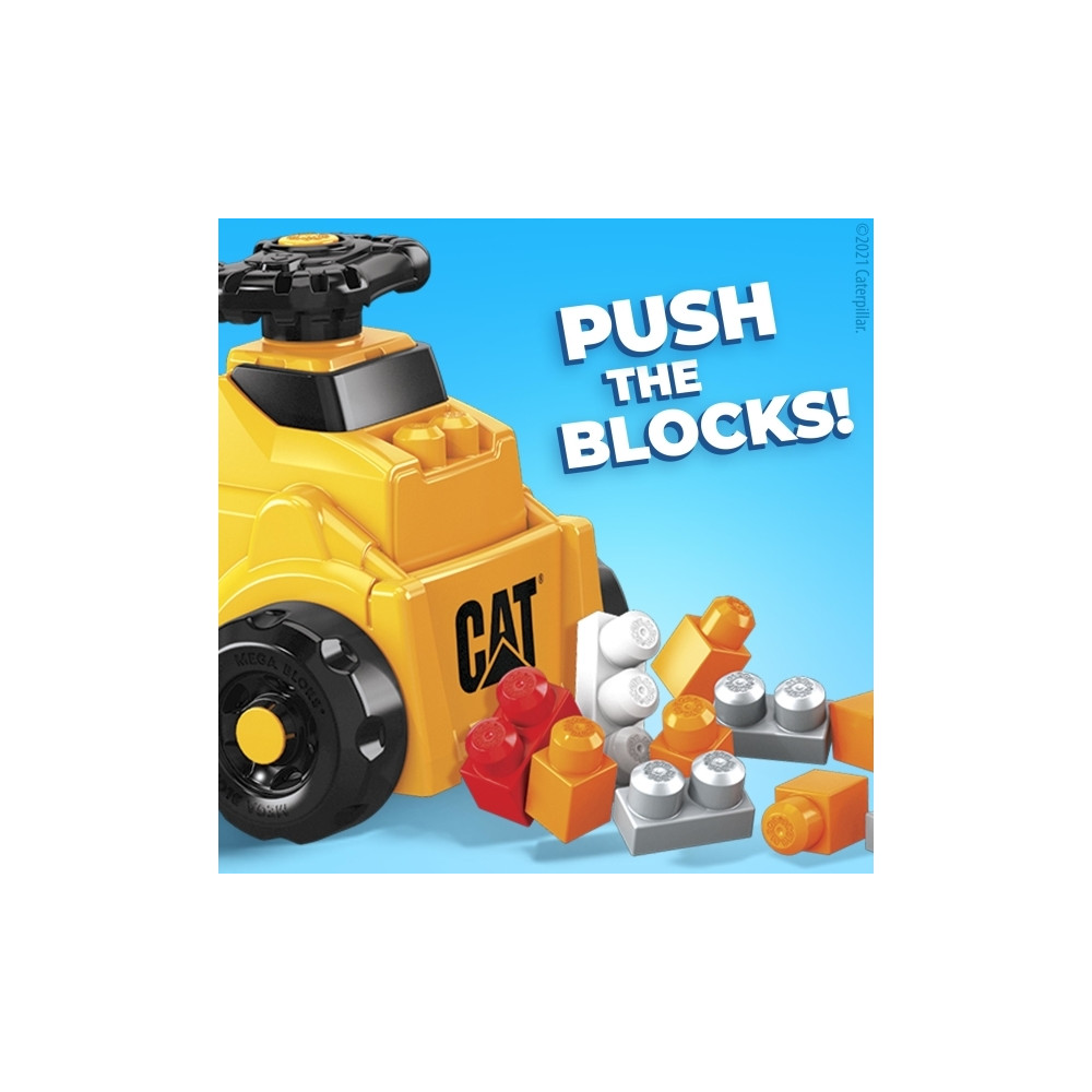 Produktbild för MEGA BLOKS CAT Build ''n Play-sparkbil, 1 År, Plast, 2,14 kg