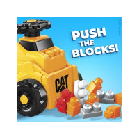 Produktbild för MEGA BLOKS CAT Build ''n Play-sparkbil, 1 År, Plast, 2,14 kg