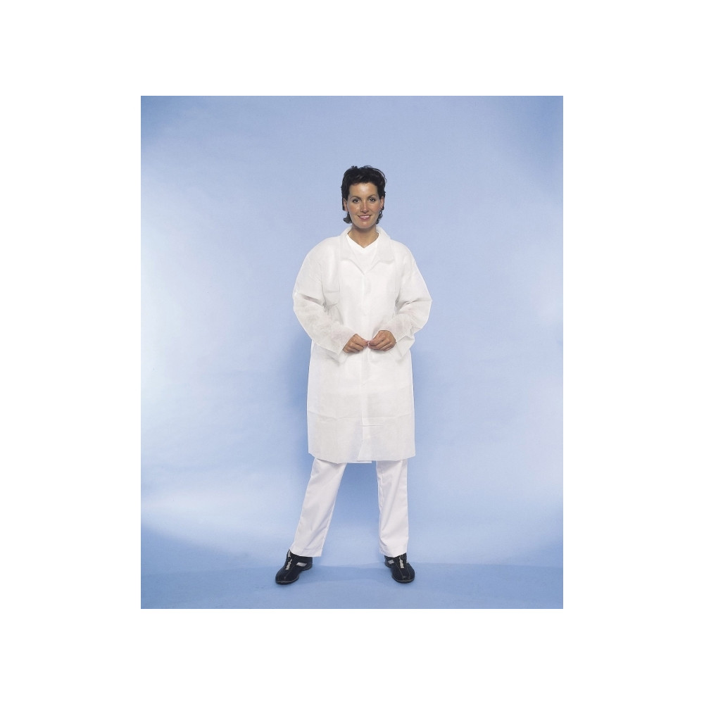 Produktbild för Besøgsjakke XL Nonwoven 100stk/pak