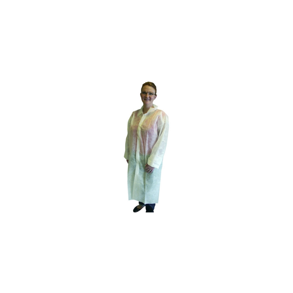Produktbild för Besøgsjakke XL Nonwoven 100stk/pak
