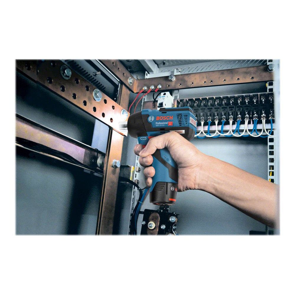Produktbild för Bosch GDS 12V-115 Professional - mutterdragare - sladdlös - 2 hastigheter - inget batteri
