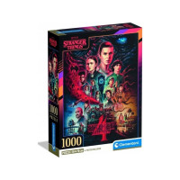 Produktbild för Clementoni pussel Compact Stranger Things 1000 bitar (39980)