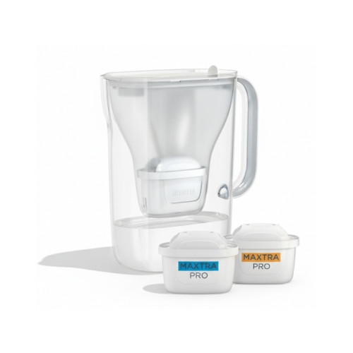 Brita Brita Style Essential, Vattenfilter kanna, 2,4 l, Transparen...