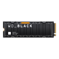 Produktbild för WD_BLACK SN850X NVMe SSD WDS100T2XHE