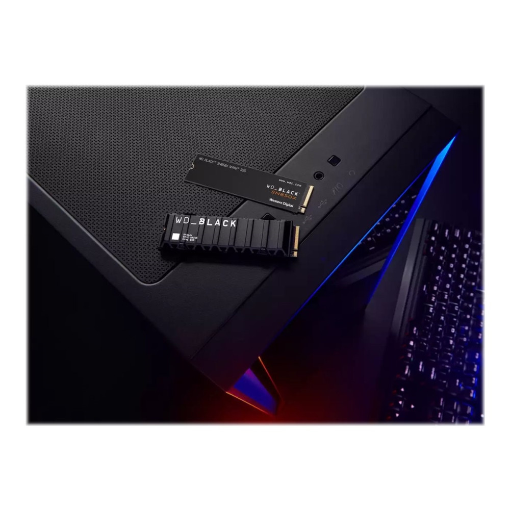 Produktbild för WD_BLACK SN850X NVMe SSD WDS100T2XHE