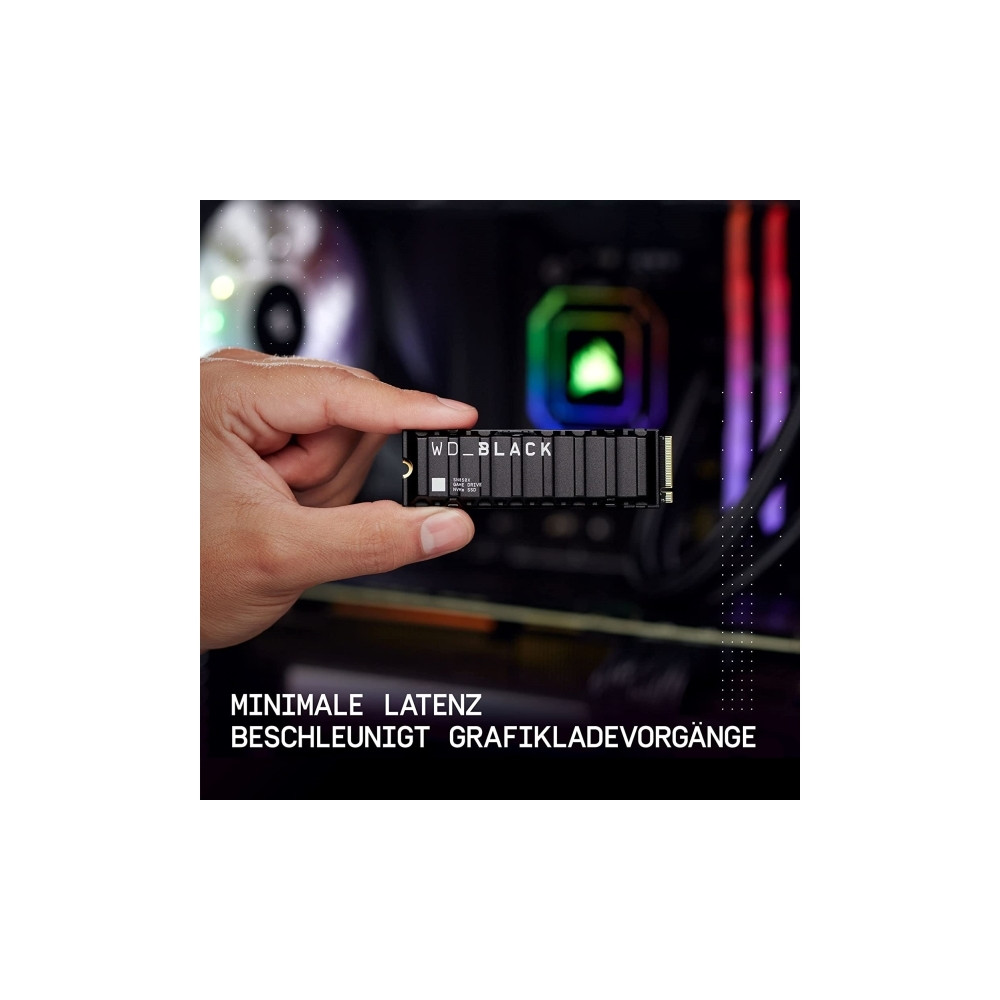 Produktbild för WD_BLACK SN850X NVMe SSD WDS100T2XHE