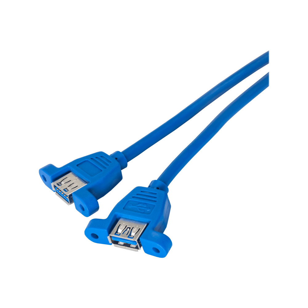 Produktbild för Akyga - USB-adapter - 19-stifts USB 3.0-kontakt till USB typ A - 65 cm