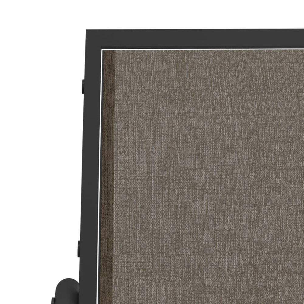 Produktbild för Gungstol 2 st 61x76x87 cm textilen & stål brun
