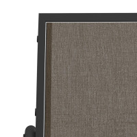 Produktbild för Gungstol 2 st 61x76x87 cm textilen & stål brun
