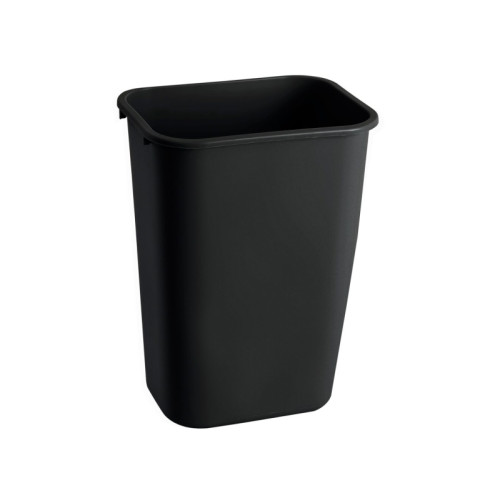 Rubbermaid Papperskorg, Rubbermaid, svart, PE, 39 l, rektangulär, för g...