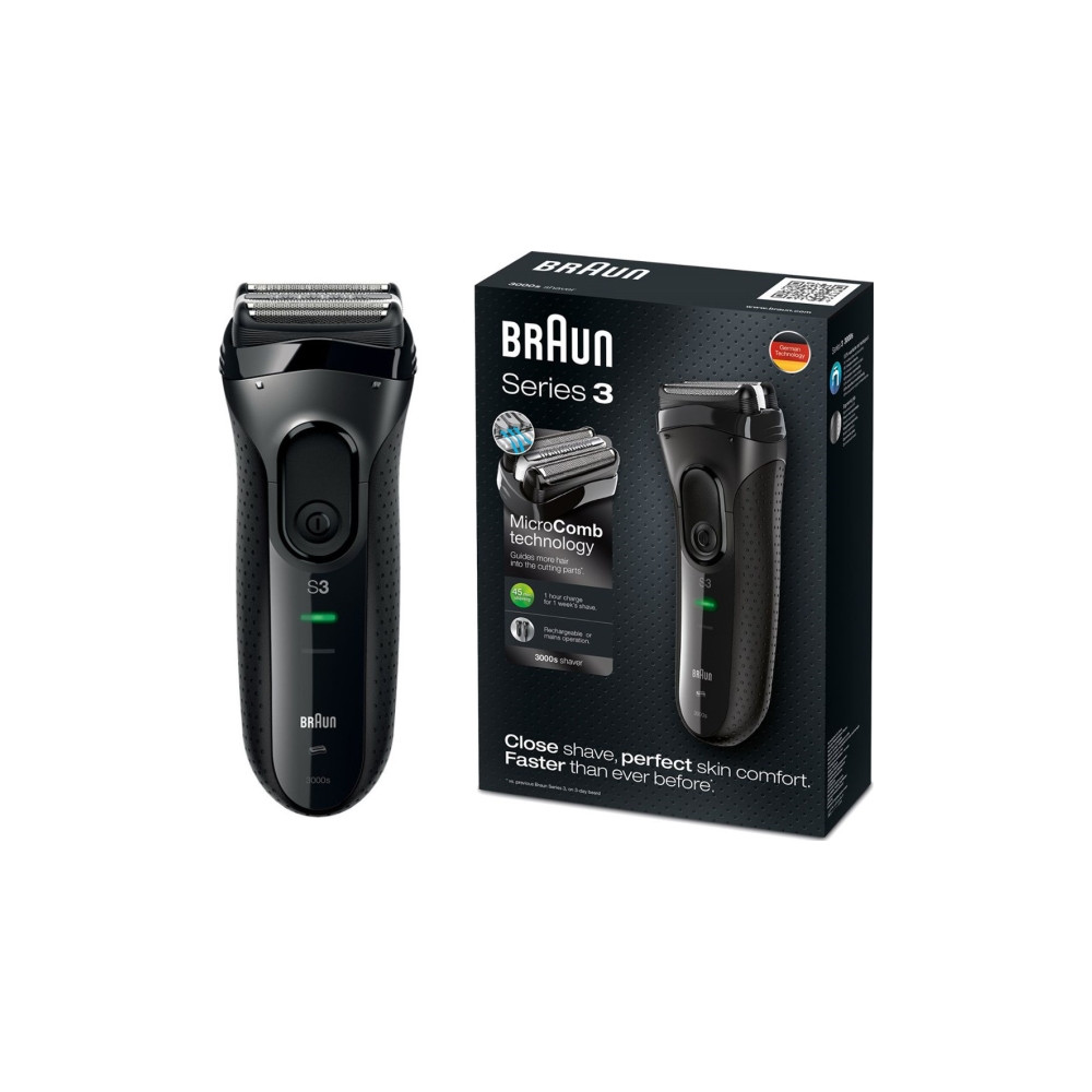 Produktbild för Braun Series 3 ProSkin 3000s - rakapparat - grå