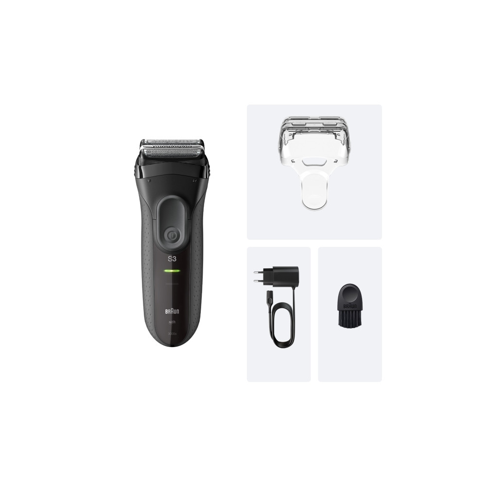 Produktbild för Braun Series 3 ProSkin 3000s - rakapparat - grå