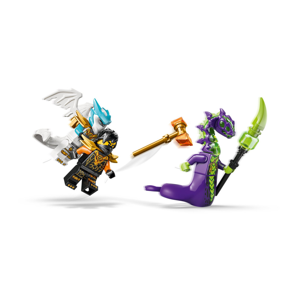 Produktbild för LEGO Ninjago Dragons Rising 71854 - Coles Uppdrags Mech & Draken Zane - byggsats