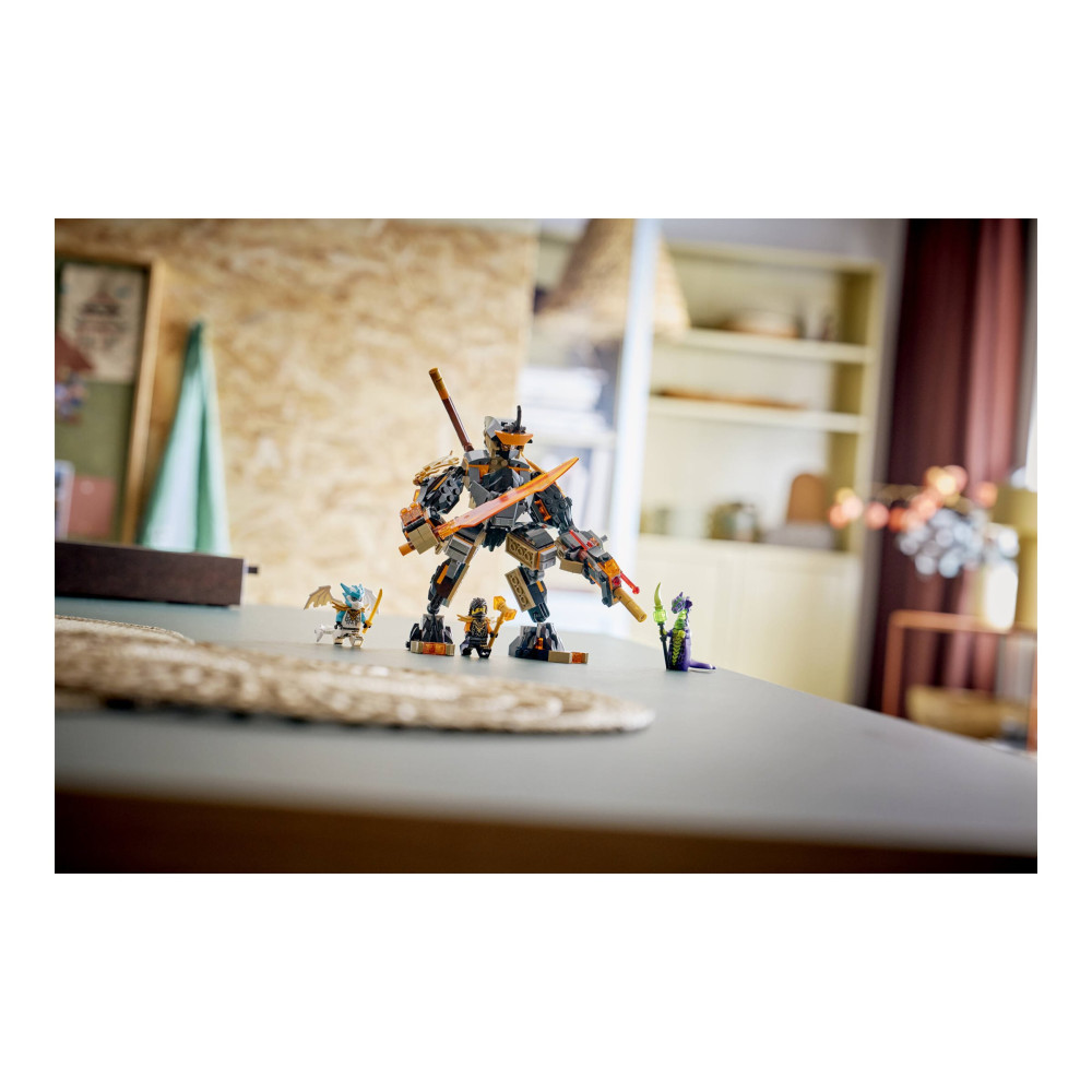 Produktbild för LEGO Ninjago Dragons Rising 71854 - Coles Uppdrags Mech & Draken Zane - byggsats