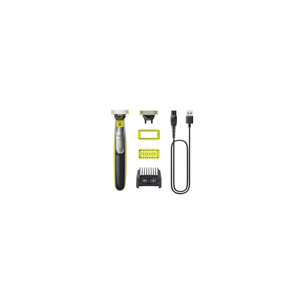 Produktbild för Philips OneBlade 360 QP2834 - trimmer - limegrön/kolgrå