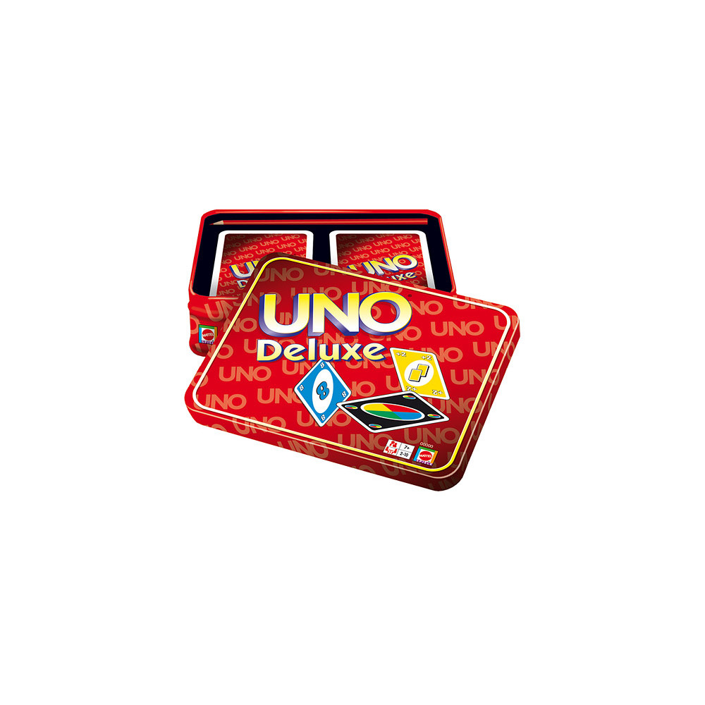 Produktbild för Games UNO Deluxe-kortspel, Kortspel, Kasta kort, 7 År, Famil...