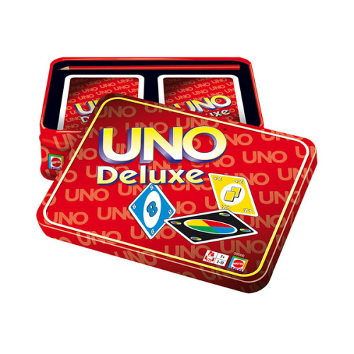 MATTEL Games UNO Deluxe-kortspel, Kortspel, Kasta kort, 7 År, Famil...