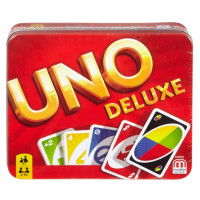 Produktbild för Games UNO Deluxe-kortspel, Kortspel, Kasta kort, 7 År, Famil...