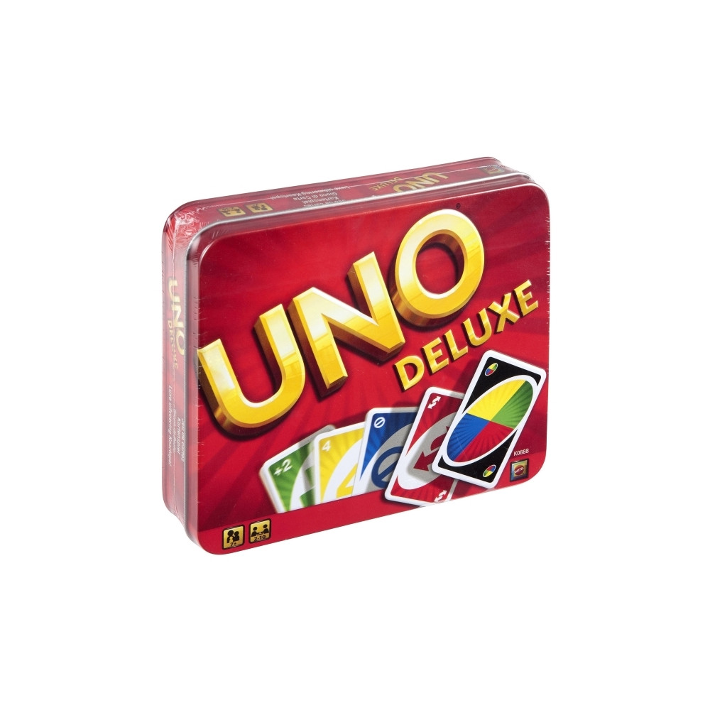 Produktbild för Games UNO Deluxe-kortspel, Kortspel, Kasta kort, 7 År, Famil...