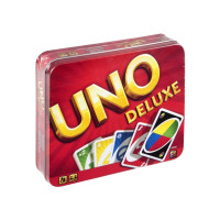 Produktbild för Games UNO Deluxe-kortspel, Kortspel, Kasta kort, 7 År, Famil...