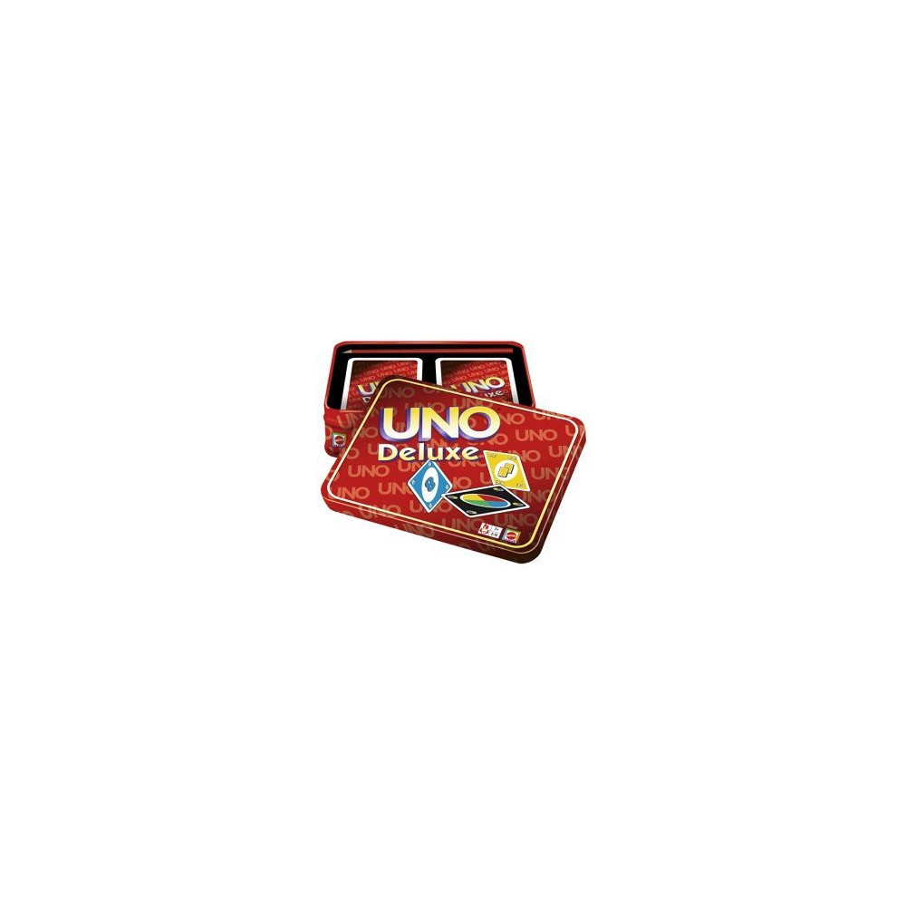 Produktbild för Games UNO Deluxe-kortspel, Kortspel, Kasta kort, 7 År, Famil...