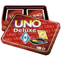 Produktbild för Games UNO Deluxe-kortspel, Kortspel, Kasta kort, 7 År, Famil...