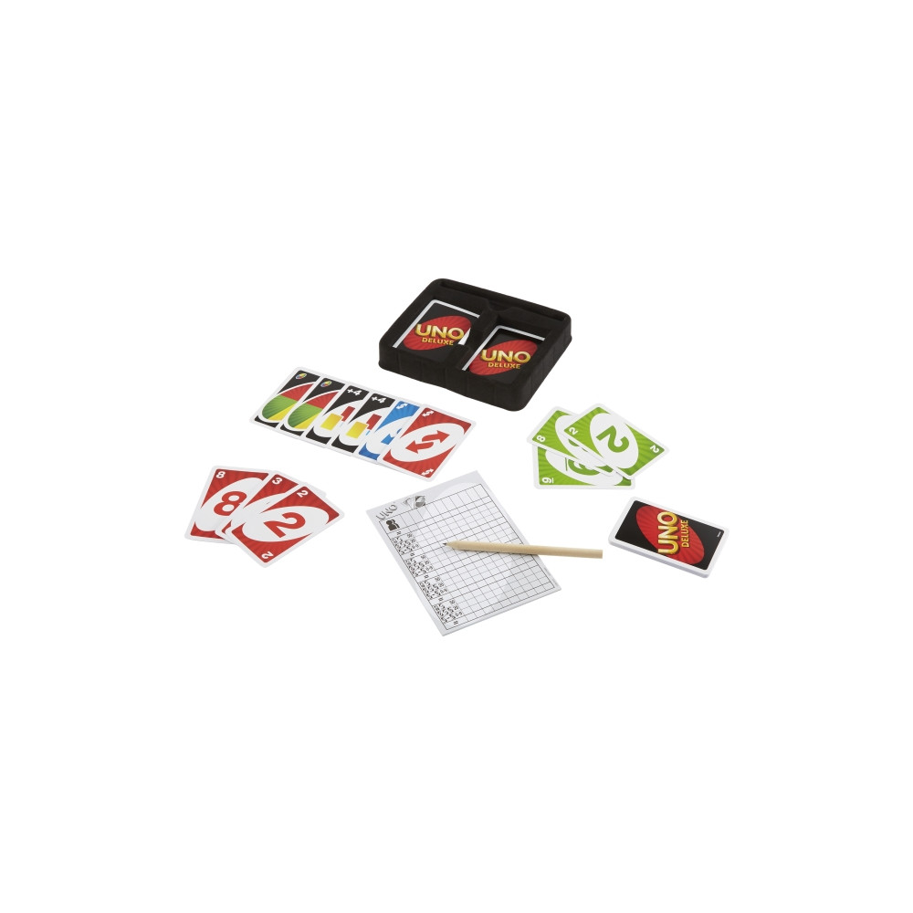 Produktbild för Games UNO Deluxe-kortspel, Kortspel, Kasta kort, 7 År, Famil...