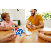 Produktbild för Games UNO Deluxe-kortspel, Kortspel, Kasta kort, 7 År, Famil...