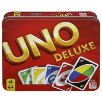Produktbild för Games UNO Deluxe-kortspel, Kortspel, Kasta kort, 7 År, Famil...