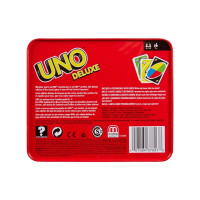 Produktbild för Games UNO Deluxe-kortspel, Kortspel, Kasta kort, 7 År, Famil...