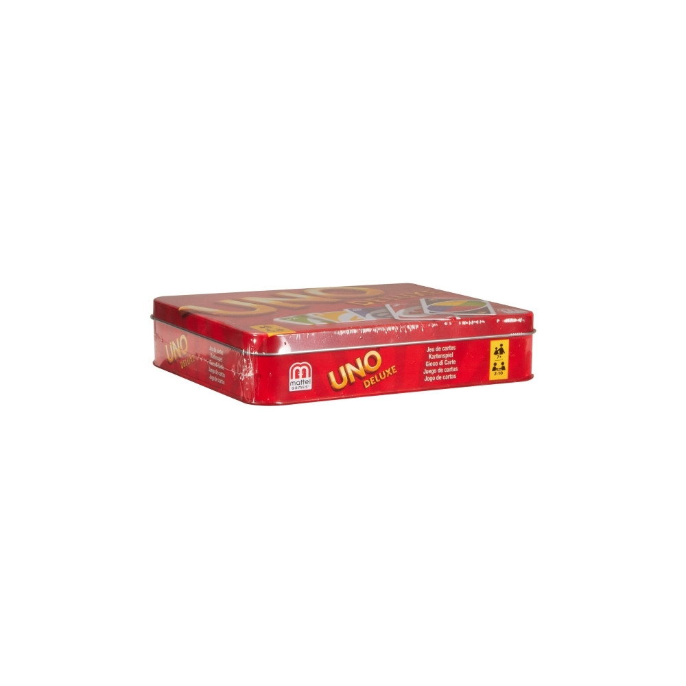 Produktbild för Games UNO Deluxe-kortspel, Kortspel, Kasta kort, 7 År, Famil...